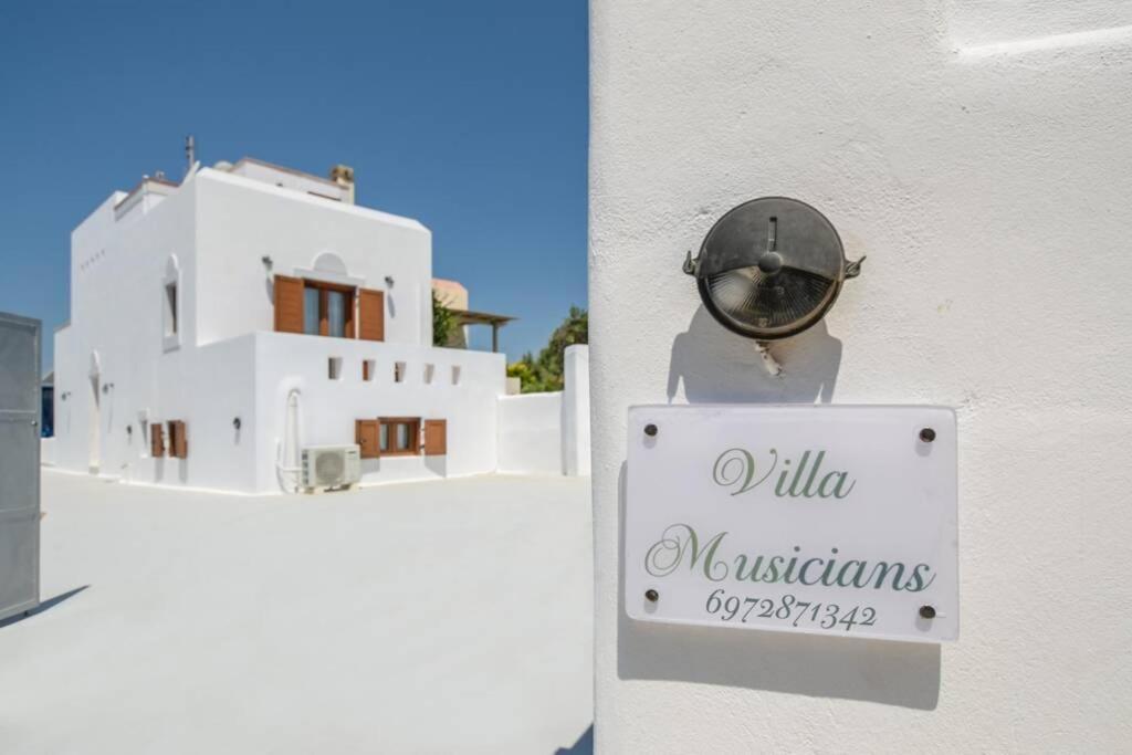Villa Musicians Maragkas Exterior foto